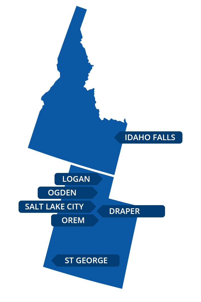 map of all intermountain concrete's locations